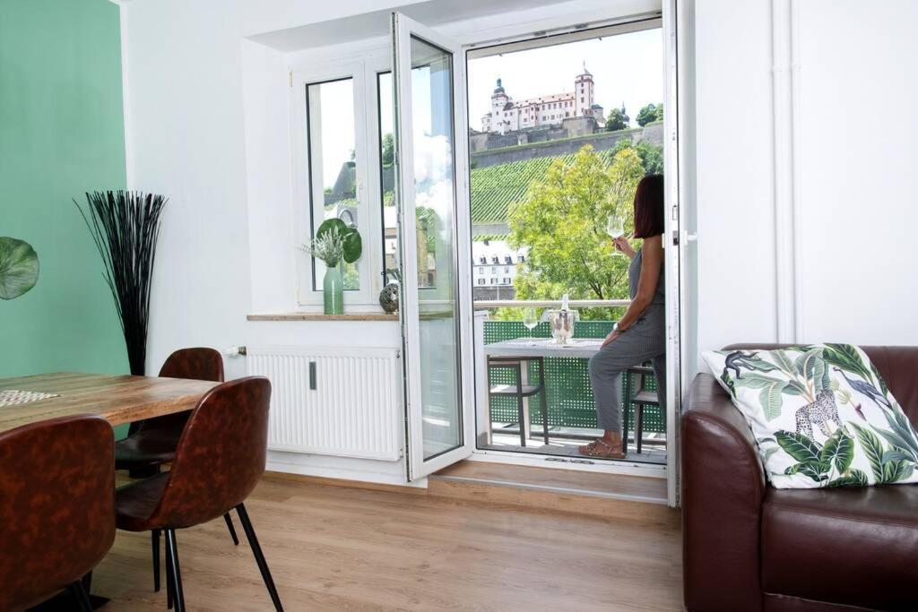 וירצבורג Ferienwohnung Panorama Mit Festungsblick מראה חיצוני תמונה